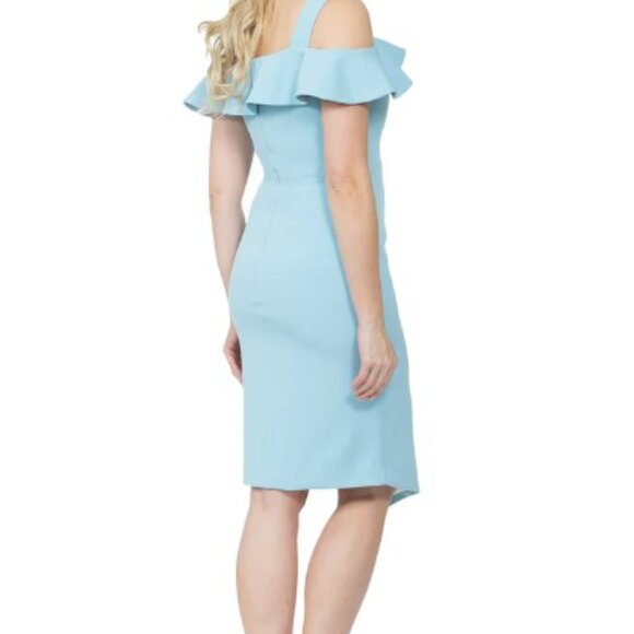 Button Front Cocktail Dress - Posh Couture - Picture 2 of 2